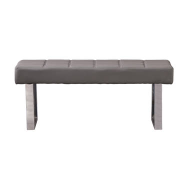 Brayden Studio Faux Leather Upholstered Bench Wayfair